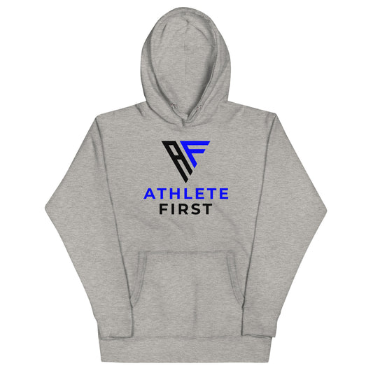Athlete First: Black and Blue Hoodie