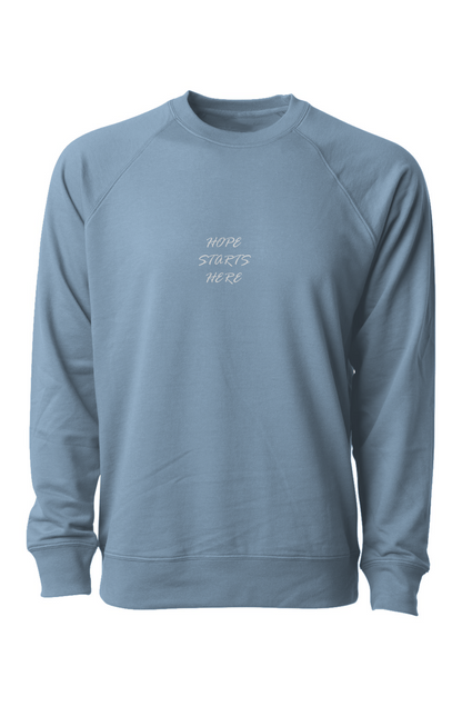 FTR Western NC Fundraiser: Hope Starts Here Lightweight Sweatshirt