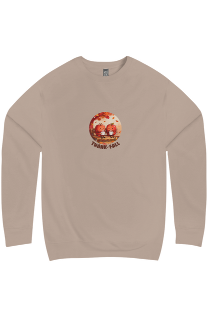 Thank-Fall Crew Neck Sweatshirt