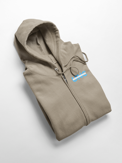 EMED Physician's Embroidered Stonewash Zip Hoodie