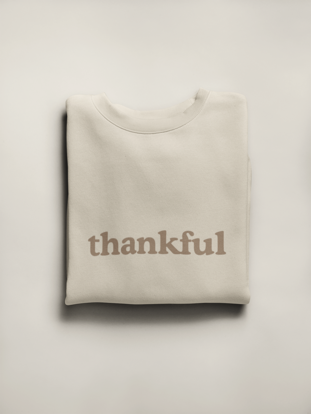 Thankful Embroidered Crew Neck Sweatshirt