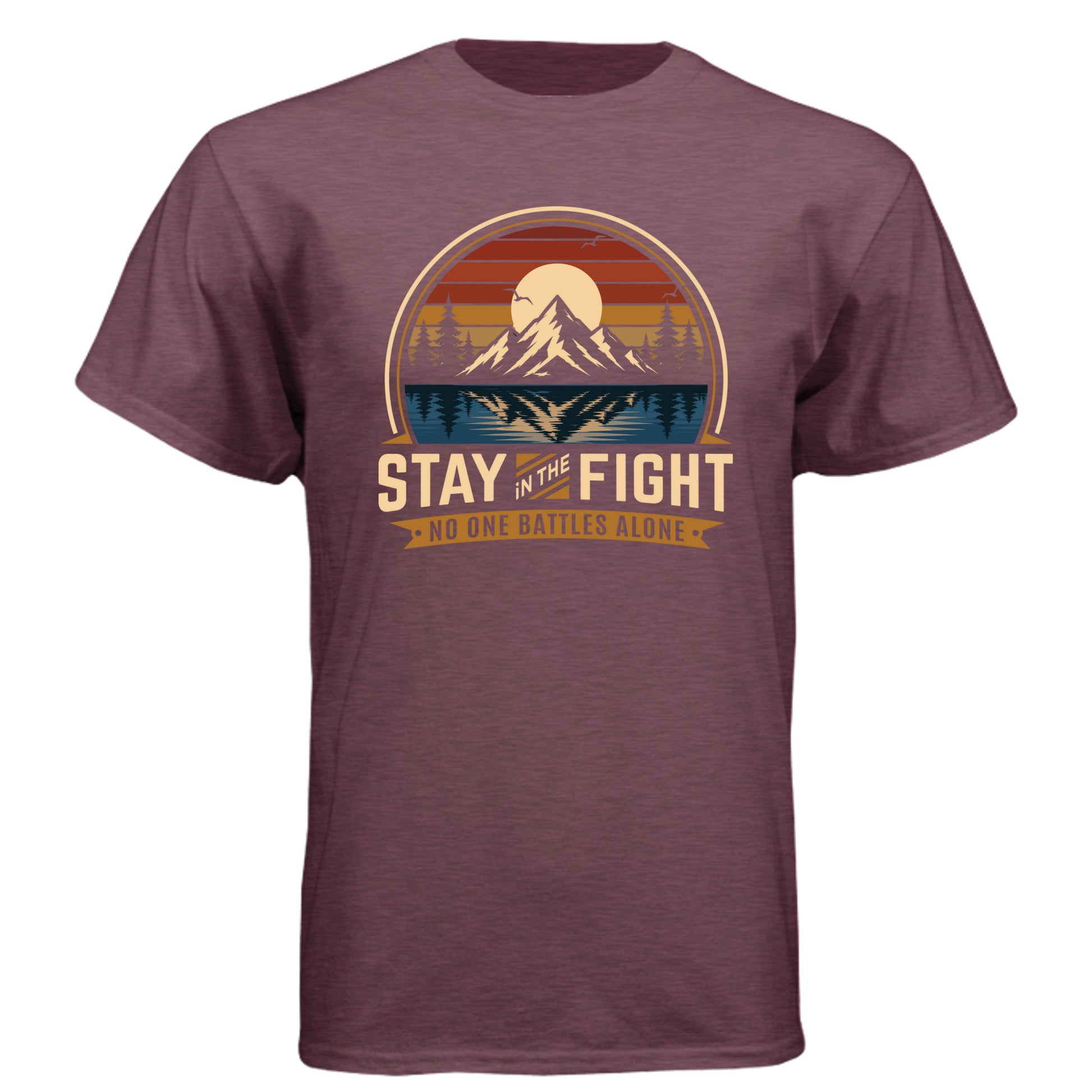 Heather Maroon - N6210 - FRONT