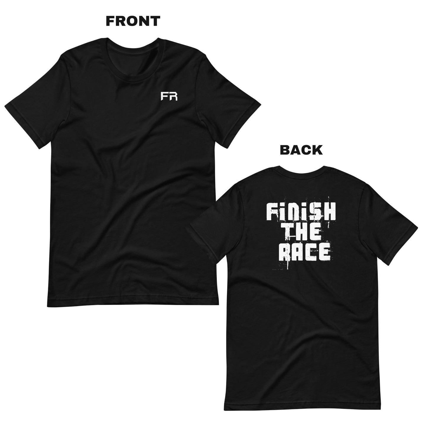 FTR Inspire: Pure Grit Finish Tee (Back Print)