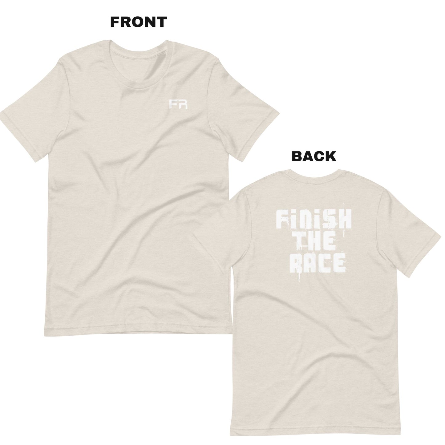 FTR Inspire: Pure Grit Finish Tee (Back Print)