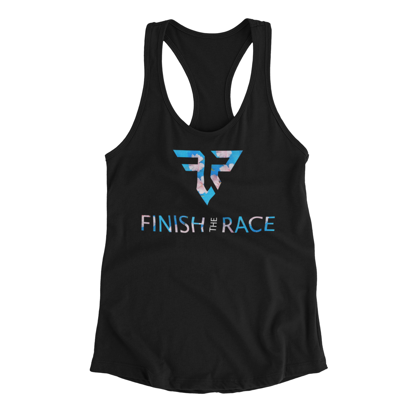 FTR Hope: Women's Floral Racerback Tank